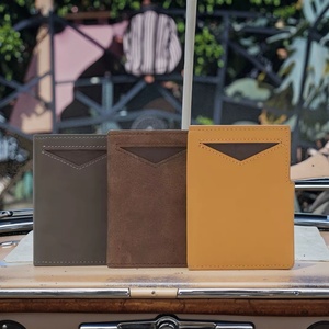 For Vintage Thread Elastic Band Money Clip Slim Wallet Card <b>Case</b> Magnet Expandable RFID Blocking <b>Coin</b> Zipper Pocket Portable - Product Image 2