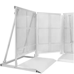 Barrera de multitudes de aluminio portátil Conexión de bloqueo de esquina TPanel de esgrima temporal Barricada Durable para concierto de evento - Product Image 6