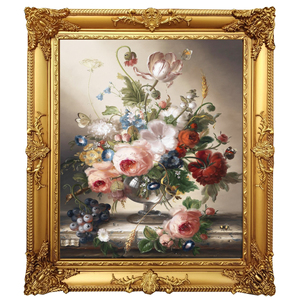 Vàng Đỏ Gỗ Khung Lớn Sang Trọng Châu Âu Cổ Điển Hình Ảnh Sơn Dầu Ảnh Khung Gỗ - Product Image 2