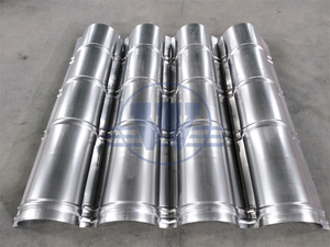 Electric Hydraulic Automatic Metal Roof Panel Round V Shaped ridge Cap Machine for Construction - Product Image 4