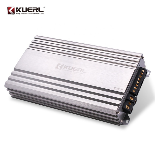 Kuer K-90.4 New Product Best Quality 4 Ch Amplifier Class AB Car Audio Power Amplifier
