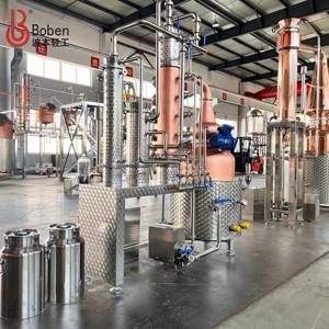 Boben 150L distillateur d'alcool équipement de distillation de cuivre système de distillation à vendre - Product Image 2