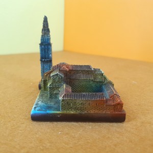 Witt Resina Artesanía Decoración del hogar Edificio <span class=keywords><strong>Santo</strong></span> <span class=keywords><strong>Domingo</strong></span> De La Calzada Modelo Manor Turismo Recuerdos y Castillo para turistas - Product Image 5
