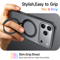 Nouvelle coque de téléphone à chargement sans fil avec aimant puissant et support annulaire à 360 degrés pour iPhone 13 15 17 Pro Max Samsung S25 S26 Ultra