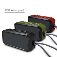 Altavoz Portátil IPX7 Resistente al Agua de 5W, Subwoofer Hifi con Bajos para Senderismo, Ciclismo, Cine en Casa, Fiestas, Reproductor de Audio