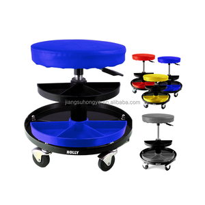 Chaise de mécanicien réglable pour réparation de véhicules, moto, tabouret rond roulant, établi, banc de <span class=keywords><strong>garage</strong></span>, siège organisateur - Product Image 1