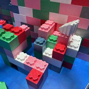 Строительные блоки из вспененного материала большого размера для детской игровой площадки | Коммерческое ограждение для внутреннего замка и защитное ограждение - Product Image 3