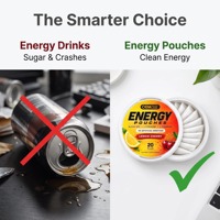 OEM Sachets Énergétiques avec Alpha GPC et L-théanine, Sans Édulcorants Artificiels, Bandes Orales Stimulantes Cérébrales, Marque Privée, Concentration