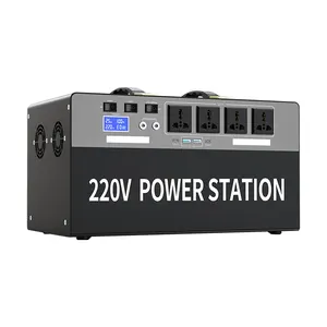 Solar Portable Emergency Battery new shape durable PCB programs Outdoor Power Supply 220V Power station