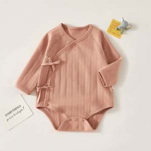 Mono de Algodón 100% de Alta Calidad con Estampado OEM, Colores Lisos, Nuevo, para Bebés Recién Nacidos, Ropa de Bebé - Product Image 5