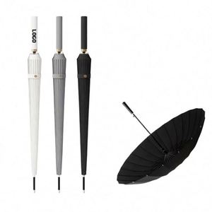 WSY495 24K Golf Straight Custom With Logo Polyester Gift Price Fancy Promotional Luxury Sun Umbrella - Product Image 1