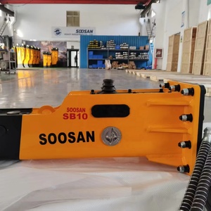 Martillo Hidráulico SOOSAN SB 10 Tipo Caja para Miniexcavadoras y Minicargadoras (0.8-2.5 Toneladas) Demolición 1 Año de Garantía - Product Image 1
