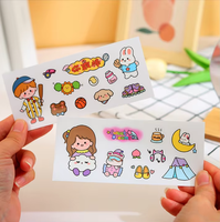 Étiquettes autocollantes holographiques enfantines en PET pour usage agricole, acceptant les logos personnalisés