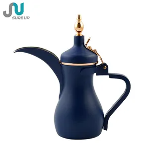 Blue color coating Arabic Coffee Pot Turkish Coffee Pot stainless steel dallah