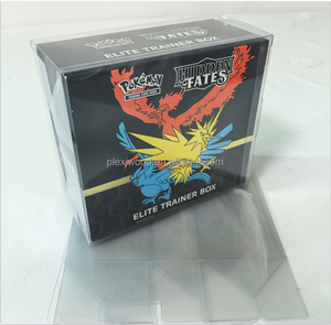 防尘聚氯乙烯口袋妖怪精英训练箱ETB塑料保护箱保护增压箱展示展示柜塑料储物箱 - Product Image 5