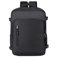 Sac à dos pour ordinateur portable de voyage d'affaires avec ouverture à 180 degrés °   Sac à dos décontracté pour étudiant avec compartiment à chaussures indépendant, ouverture et fermeture faciles