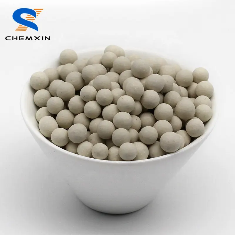 3-50mm inert alumina ceramic ball 23-26% Al2O3 as adsorbent and desiccant bed support media