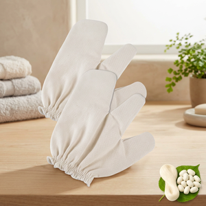 Guantes Exfoliantes de Seda 100%, Guantes Turcos para Pulir el Cuerpo, para el Cuidado de la Piel en Casa - Product Image 1