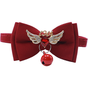 Christmas <strong>Pet</strong> Plaid Red Cute Christmas Cat Collar with Bell Bowtie Adjustable Breakaway Collar for <strong>Pet</strong> Holiday Photoshoot <strong>Gift</strong> - Product Image 5