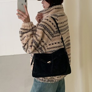 Bolso Bandolera para Mujer, Horizontal, Cuadrado, Color Negro Ébano, Cierre de Cremallera Resistente, para Uso Diario, Primavera 2026 J9067 - Product Image 4