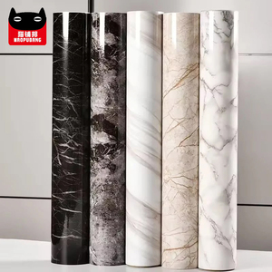 Carta da Parati Adesiva in PVC Impermeabile e Antiolio con Motivi Geometrici Moderni per Cucina e Bagno, Effetto Marmo - Product Image 6