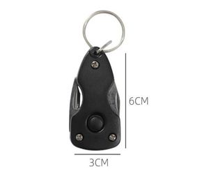 Custom Outdoor LED Keychain Tool with Screwdriver Multi-Function Clip for Everyday Convenience - Product Image 2