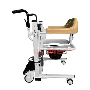 Silla de Ruedas Hidráulica para Transferencia de Pacientes con Inodoro y Silla de Baño para Personas Mayores - ¡Oferta! - Product Image 2