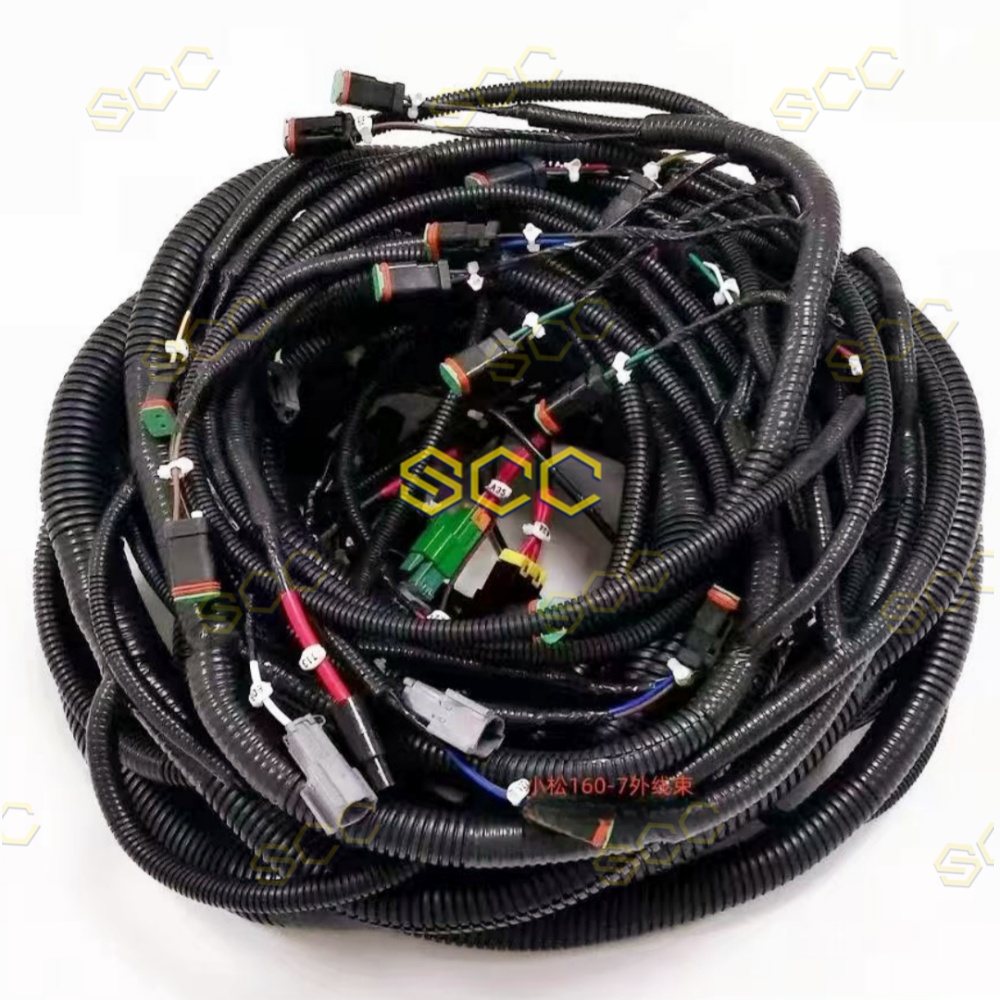 High Quality 207-06-71110 Excavator PC160-7 PC300-7 Outer Wiring Harness Fork O Loose Chassis Wiring Harness