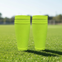 Chaussettes de football douces en polyester tricoté respirant avec protection intégrée pour adultes – Confortables pour l'entraînement