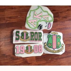 Usine en gros personnalisé grec fraternité sororité conception plastisol sérigraphie transfert chaleur presse Film pour vêtements - Product Image 2