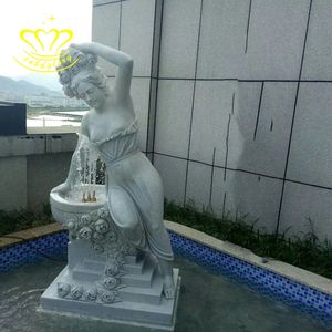 Estatua <span class=keywords><strong>de</strong></span> mármol personalizable, diseño <span class=keywords><strong>de</strong></span> <span class=keywords><strong>fuente</strong></span> <span class=keywords><strong>de</strong></span> mujer desnuda para exteriores, paisaje <span class=keywords><strong>de</strong></span> <span class=keywords><strong>calle</strong></span>, característica <span class=keywords><strong>de</strong></span> agua, escultura artística - Product Image 4