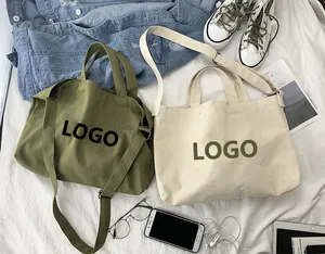 Commercio all'ingrosso di buona qualità con Design stampato in bianco nero riutilizzabile tela di cotone a mano le donne Custom Shopping Tote bag con Logo