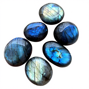 หินคริสตัลธรรมชาติ หินดิบ บลูมูนสโตน ลาบราไลต์ จีน ขัดเงา หินโยคะ ประคบร้อน แร่ตัวอย่าง หินสำหรับจับเล่น - Product Image 1