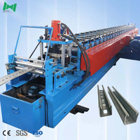 Machine de profilage pour structure de montage de panneaux solaires professionnelle, 1,5(±0,03)~2,5(±0,03) mm, couleur bleue, pour la fabrication de supports