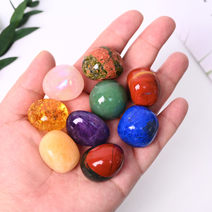 High Quality Natural Crystal Polished Tumbled Stone 2-3cm Crystal Tumbles for Home Decoration - Product Image 4