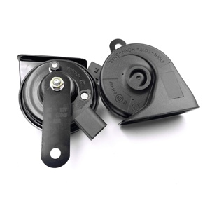 Wenle 12V 80mm L:410 ± 30Hz 105-118dB NEGRO ABS + Caracol de hierro AHN126 8P0 951 221 C Bocina automática para AUDI