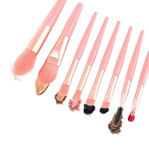 8pcs Macaron <strong>Makeup</strong> <strong>Brushes</strong> Set Face Eye Shadow Foundation Tool Mini Travel Portable Cute <strong>Makeup</strong> <strong>Brush</strong> Kids Zipper <strong>Bag</strong> - Product Image 5