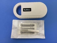 Kit de scanner d'étiquettes d'oreille pour animaux prêt à expédier lecteur de puces RFID FDX-B/HDX double mode pour bétail/animaux de compagnie avec compatibilité universelle