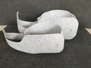 Biểu Tượng Tùy Chỉnh Kích Thước Màu Sắc Cảm Thấy Lưu Trữ Hộp Giỏ Công Suất Lớn Dễ Thương Thùng Cho Trẻ Em Của Đồ Chơi Với Hình Dạng Cá Voi - Product Image 5