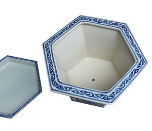 <span class=keywords><strong>Pot</strong></span> de fleurs <span class=keywords><strong>en</strong></span> céramique bleu et blanc antique peint à la main avec plateau, style chinois, pour la maison, le jardin, le bureau, <span class=keywords><strong>pot</strong></span> <span class=keywords><strong>en</strong></span> céramique - Product Image 6