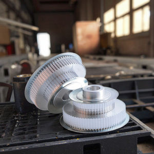 Poleas de transmisión de aluminio con orificio terminado de rendimiento eficiente OEM y STL AK BK para industrias de maquinaria - Product Image 3
