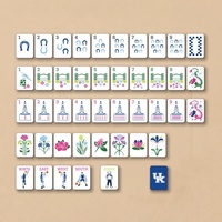 Jeu de Mahjong américain de l'Université du Kentucky, tuiles de Mahjong, ensemble en acrylique double couche de qualité supérieure, souvenir universitaire pour les anciens étudiants
