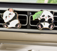 Broches personnalisées en émail rigide ou souple, motif animal panda, en alliage, pour vêtements, vente en gros, épingles de revers mignonnes en métal, broches personnalisées en émail