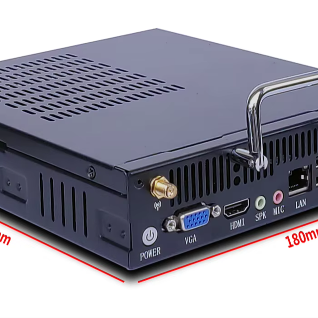 OPS Mini PC with DDR4, Win 11 / Ubuntu Support - Dual Display (DP) & Type-C, DC 12V Mini Pc Core I9