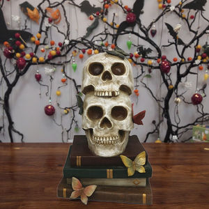 Gotische Edgar Allan Poe 'S Steeds Meer Ravenroos Bibliografie Standbeeld Hars Halloween Partij Vogel Hoofd Beeld Sculptuur - Product Image 6