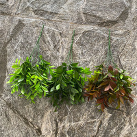 Plante Artificielle Décorative à 5 Branches Feuilles de Menthe, Prix Compétitif