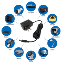 12 volts AC DC 12 V 1a 1.5a 2a 2.4a 3a 5v 6v 8v 9v 15v 16v 18v 19v 24v adaptateurs d'alimentation AC 24v 12 v DC alimentation à découpage 12W