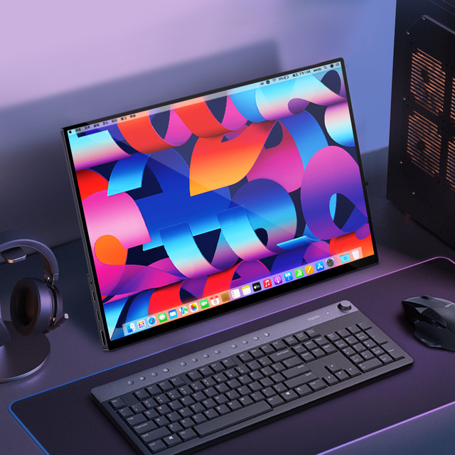13.3inch 4K Oled PC Monitor Mobile Gaming Office Anti-blue Light Anti Glare Extended Screen IPS Display Portable Monitor 550nit