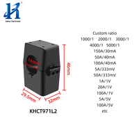 Transformador de Corriente de Núcleo Dividido KHCT971L2 1A-200A, Medidor de Corriente Alterna Monofásico Tipo Pinza, Precio de Fábrica
