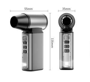 หน้าจอแสดงผลดิจิตอลอัจฉริยะ แสดงระดับแบตเตอรี่/ระดับลม พัดลมเป่าลมแรงแบบเทอร์โบ สำหรับทำความสะอาดหลายสถานการณ์ ประหยัดเวลาและแรง - Product Image 2